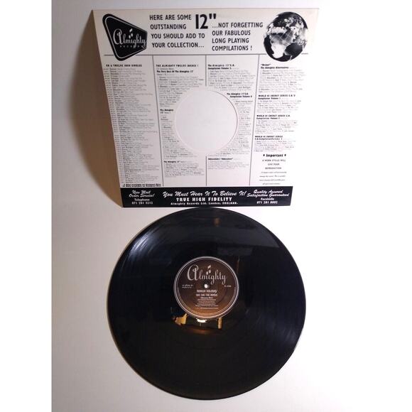 Roman Holiday You Are The Music Vinyl 12" Record 1994 Electronic House Dance - Picture 3 of 4